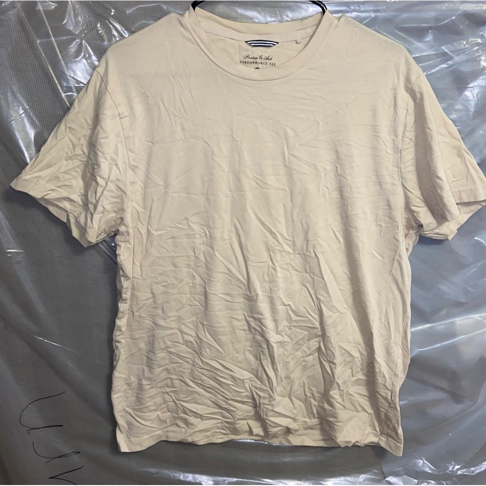 Men's Premium Cream Short Sleeve Tee